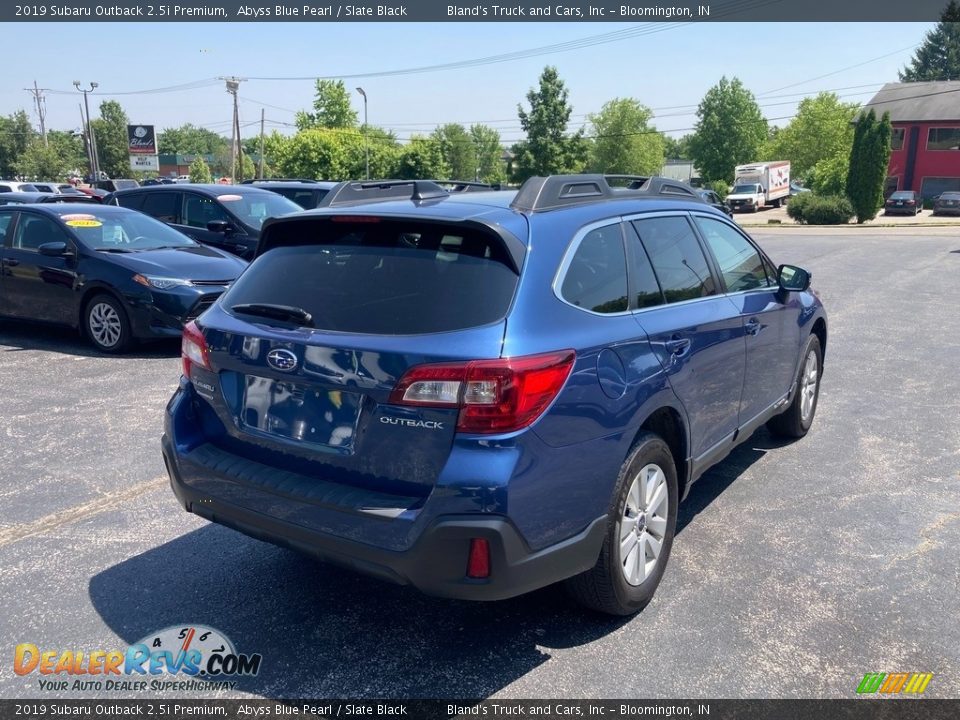 2019 Subaru Outback 2.5i Premium Abyss Blue Pearl / Slate Black Photo #6
