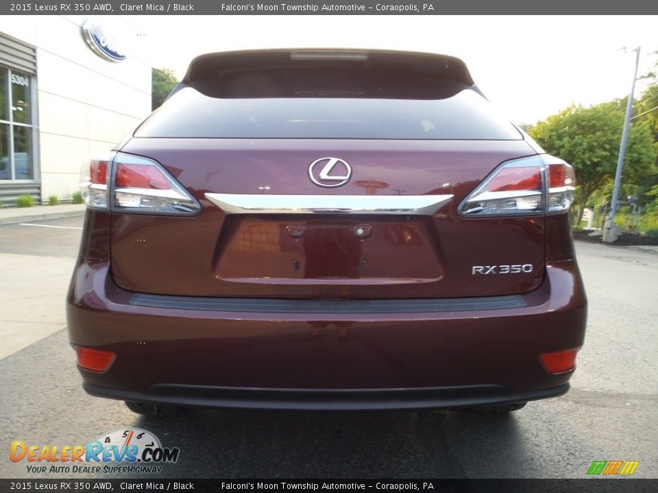 2015 Lexus RX 350 AWD Claret Mica / Black Photo #3