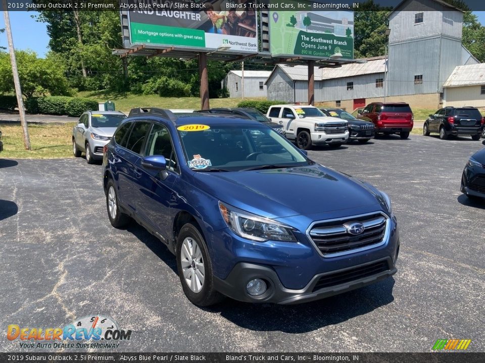 2019 Subaru Outback 2.5i Premium Abyss Blue Pearl / Slate Black Photo #7