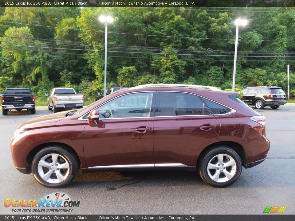 Claret Mica 2015 Lexus RX 350 AWD Photo #6