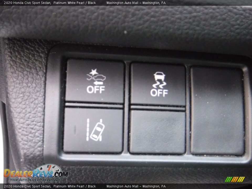 2020 Honda Civic Sport Sedan Platinum White Pearl / Black Photo #11