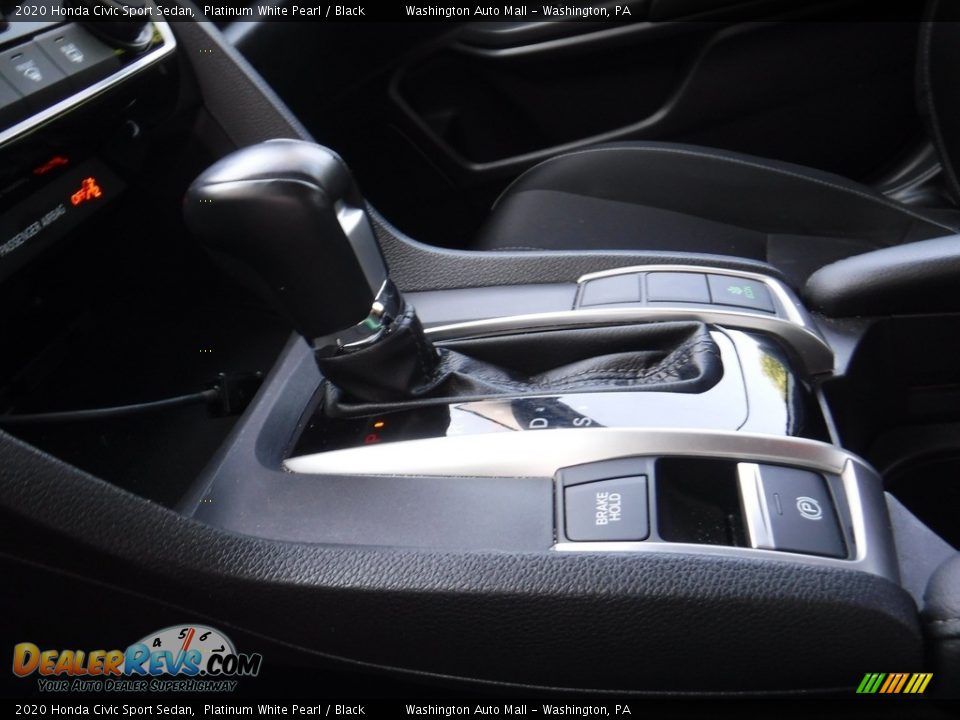 2020 Honda Civic Sport Sedan Platinum White Pearl / Black Photo #13