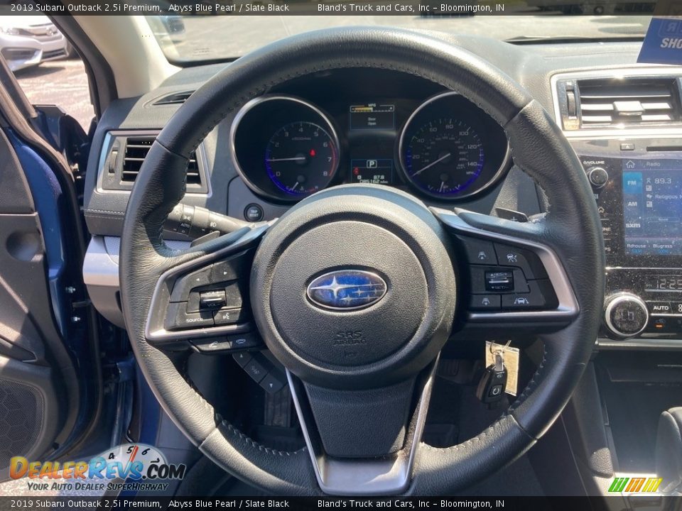 2019 Subaru Outback 2.5i Premium Abyss Blue Pearl / Slate Black Photo #19