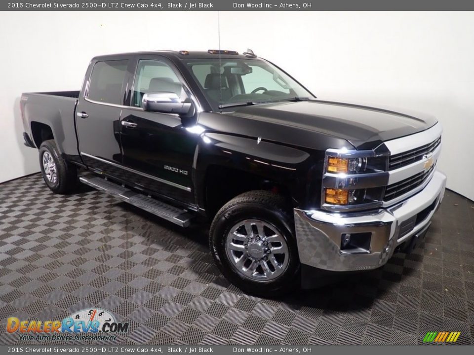 Black 2016 Chevrolet Silverado 2500HD LTZ Crew Cab 4x4 Photo #4