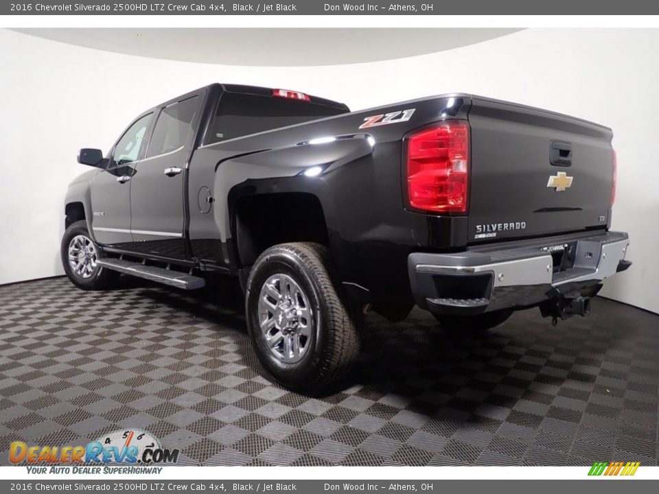 2016 Chevrolet Silverado 2500HD LTZ Crew Cab 4x4 Black / Jet Black Photo #10