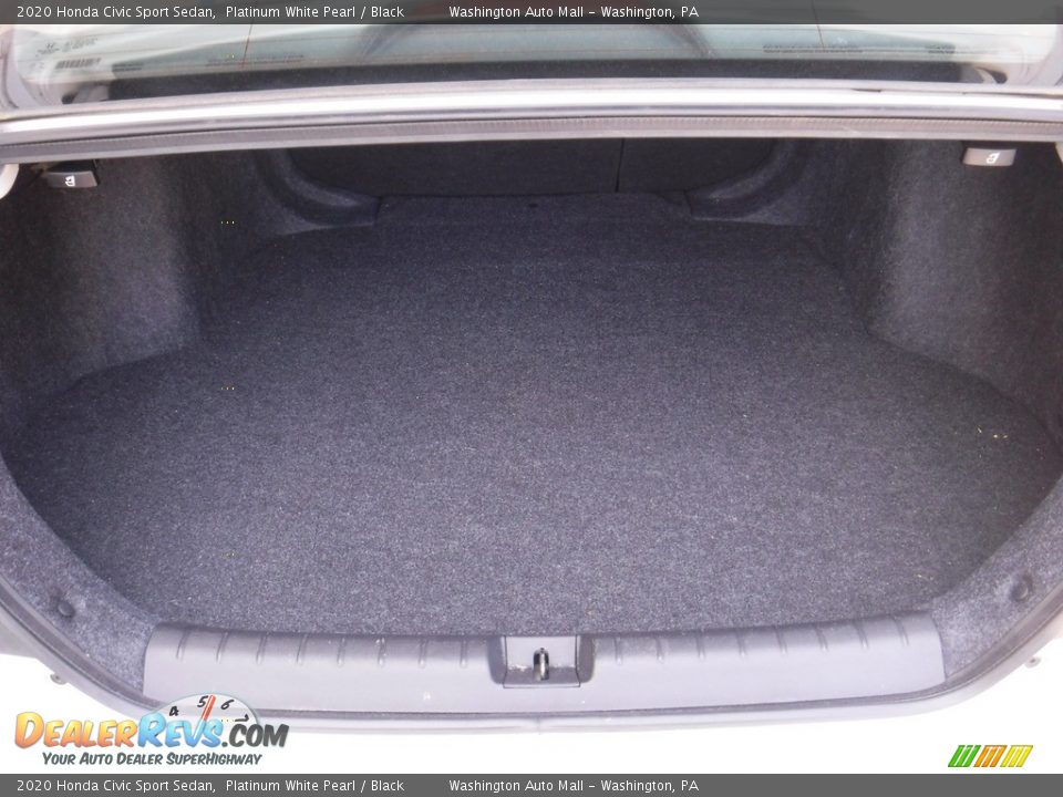 2020 Honda Civic Sport Sedan Platinum White Pearl / Black Photo #24