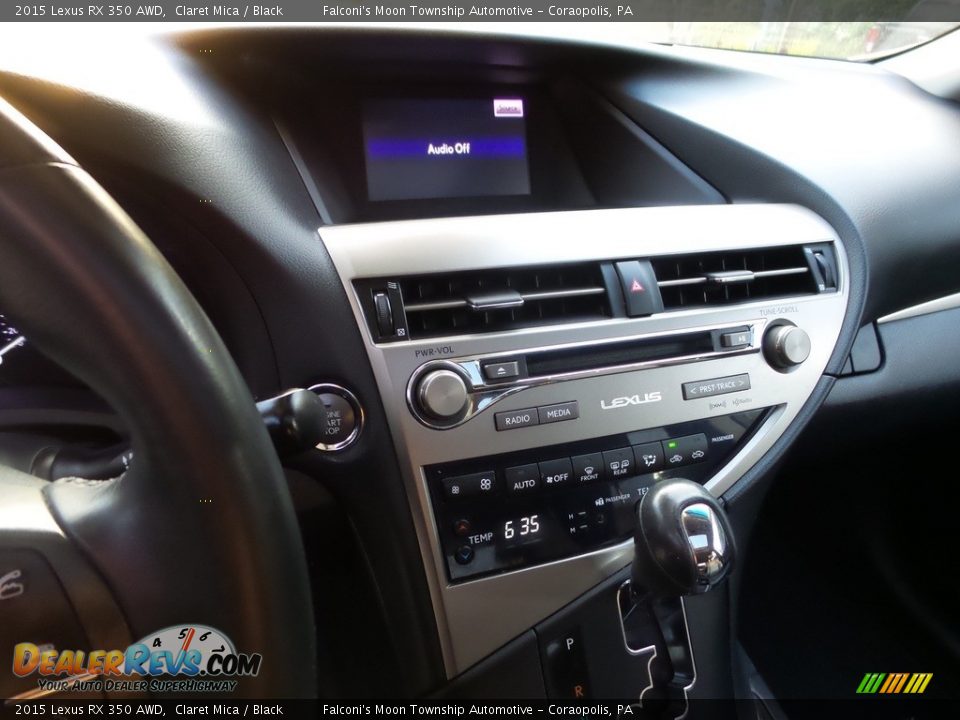 2015 Lexus RX 350 AWD Claret Mica / Black Photo #26