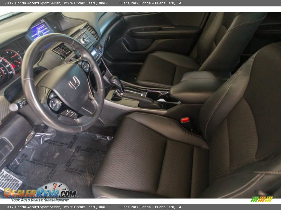 2017 Honda Accord Sport Sedan White Orchid Pearl / Black Photo #3