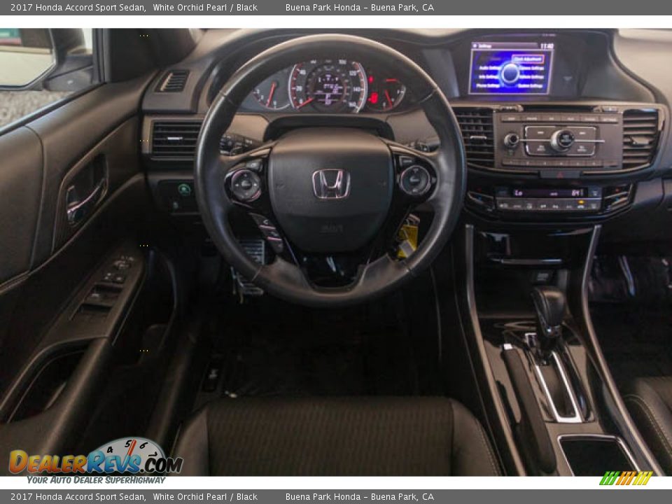2017 Honda Accord Sport Sedan White Orchid Pearl / Black Photo #5
