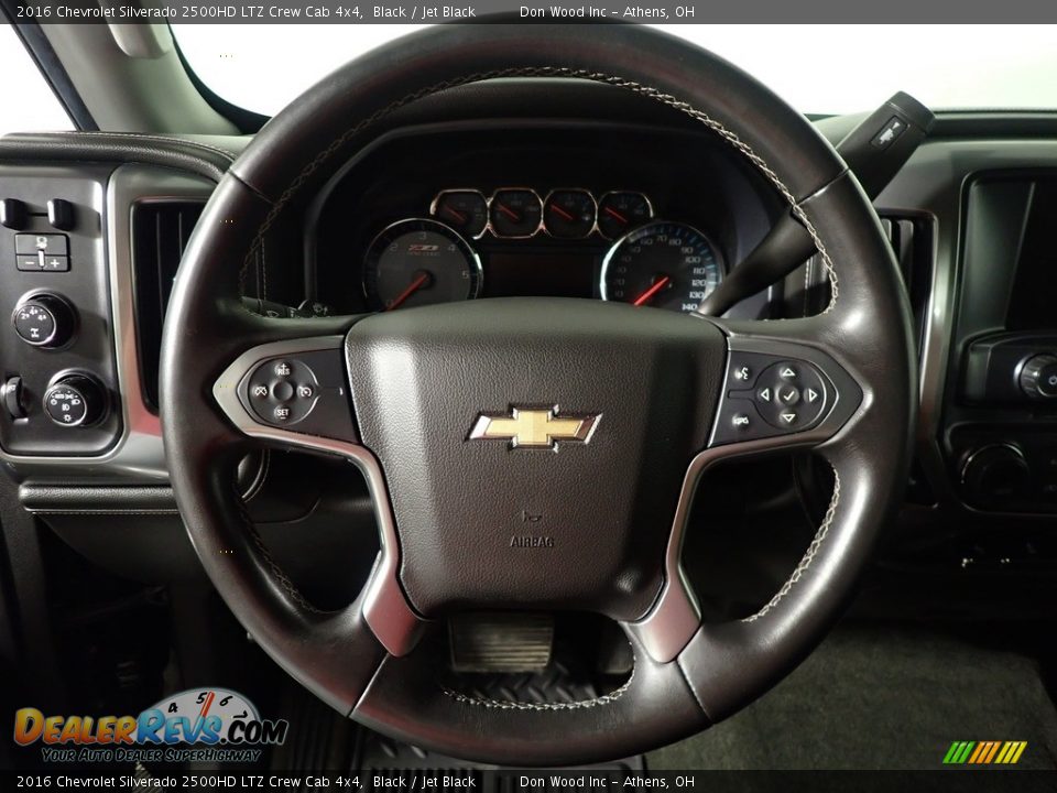 2016 Chevrolet Silverado 2500HD LTZ Crew Cab 4x4 Steering Wheel Photo #23