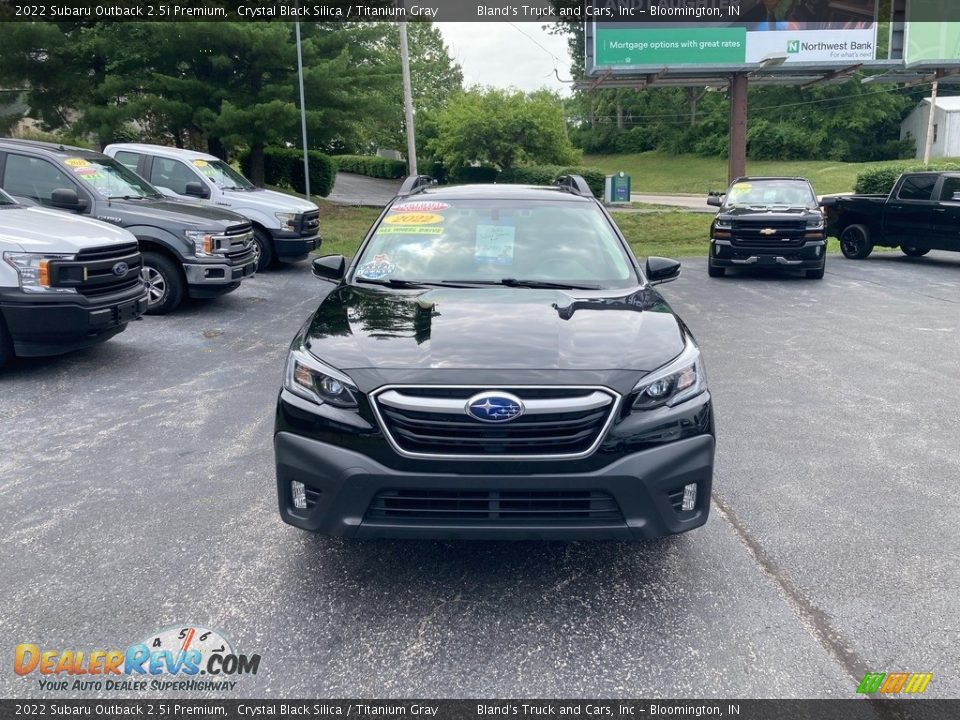 2022 Subaru Outback 2.5i Premium Crystal Black Silica / Titanium Gray Photo #7