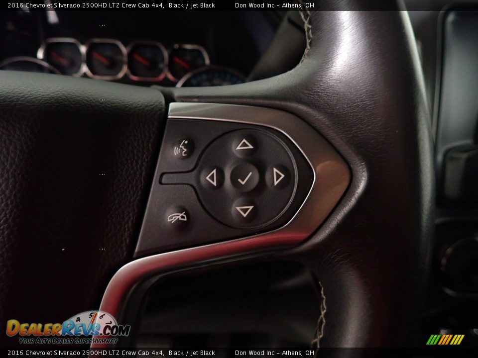 2016 Chevrolet Silverado 2500HD LTZ Crew Cab 4x4 Steering Wheel Photo #26