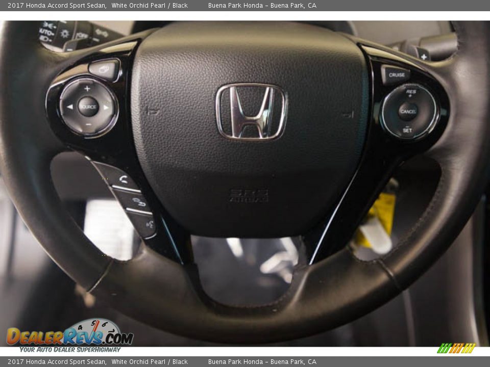 2017 Honda Accord Sport Sedan White Orchid Pearl / Black Photo #13