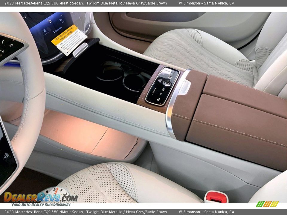 Front Seat of 2023 Mercedes-Benz EQS 580 4Matic Sedan Photo #8