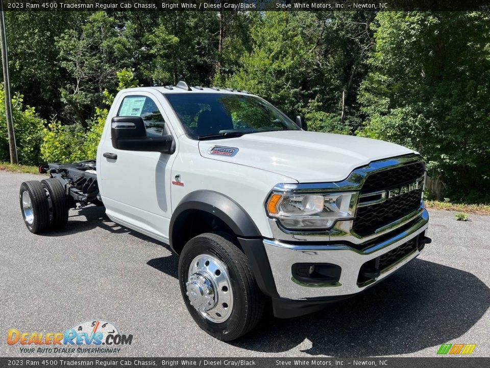 2023 Ram 4500 Tradesman Regular Cab Chassis Bright White / Diesel Gray/Black Photo #4