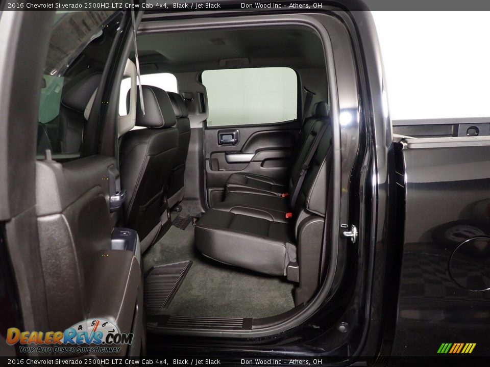 Rear Seat of 2016 Chevrolet Silverado 2500HD LTZ Crew Cab 4x4 Photo #31
