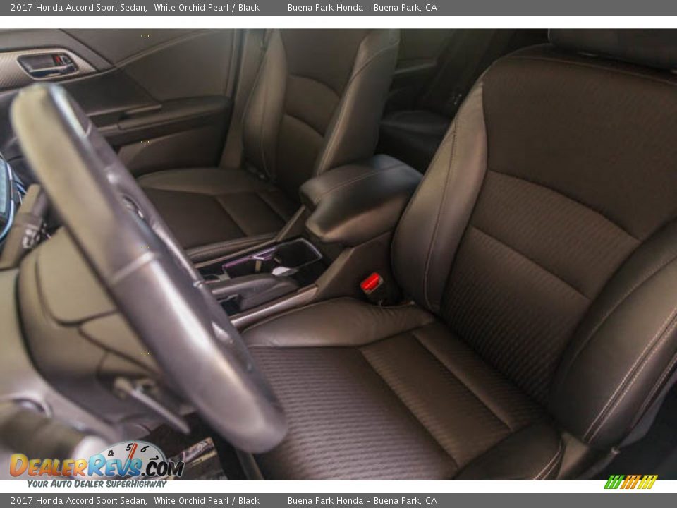 2017 Honda Accord Sport Sedan White Orchid Pearl / Black Photo #15