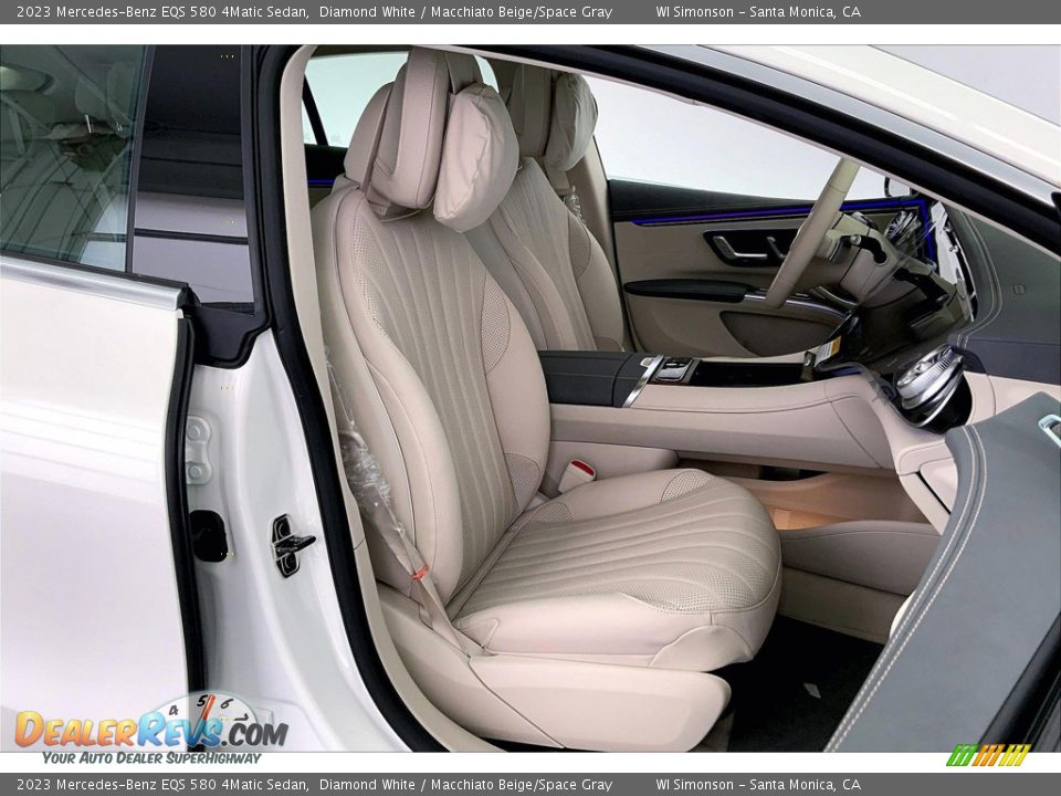 Front Seat of 2023 Mercedes-Benz EQS 580 4Matic Sedan Photo #5