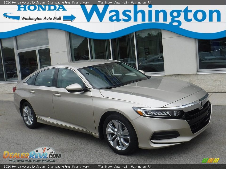 2020 Honda Accord LX Sedan Champagne Frost Pearl / Ivory Photo #1