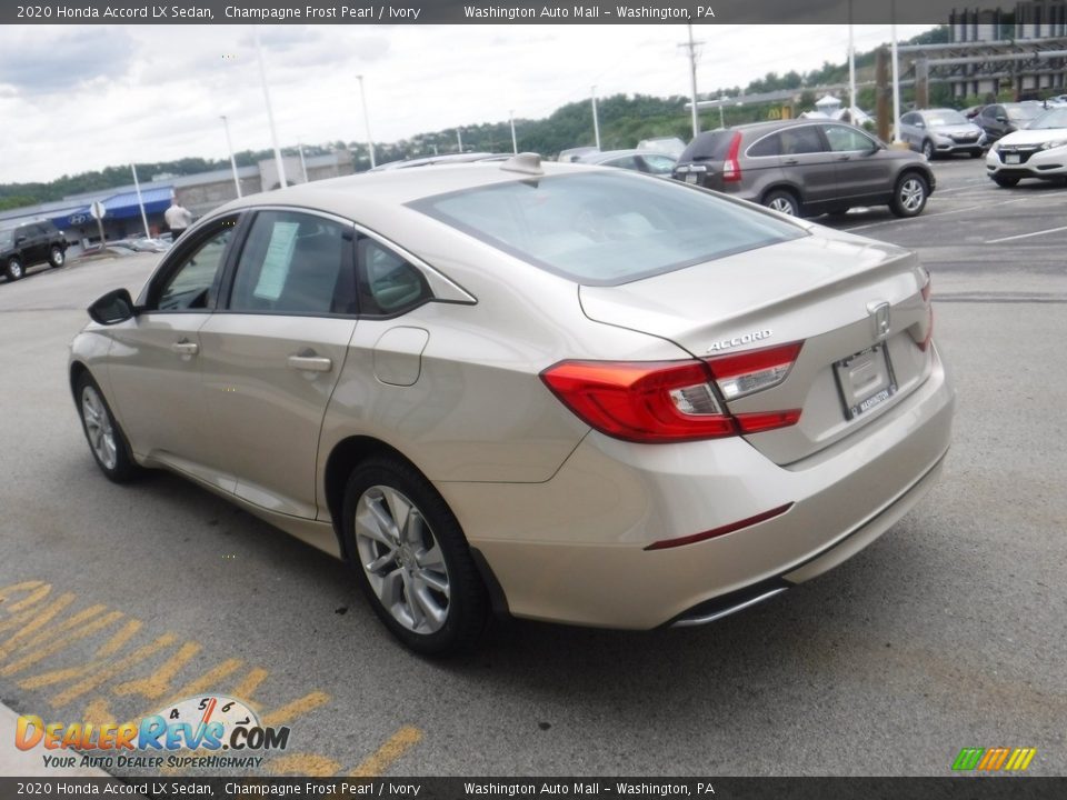 2020 Honda Accord LX Sedan Champagne Frost Pearl / Ivory Photo #7