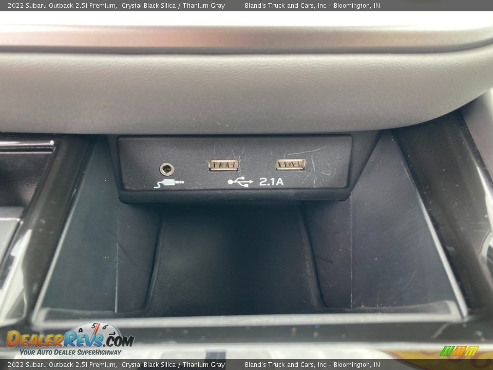 2022 Subaru Outback 2.5i Premium Crystal Black Silica / Titanium Gray Photo #33
