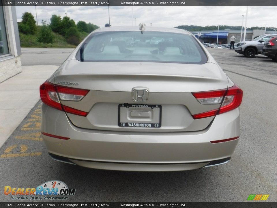2020 Honda Accord LX Sedan Champagne Frost Pearl / Ivory Photo #8