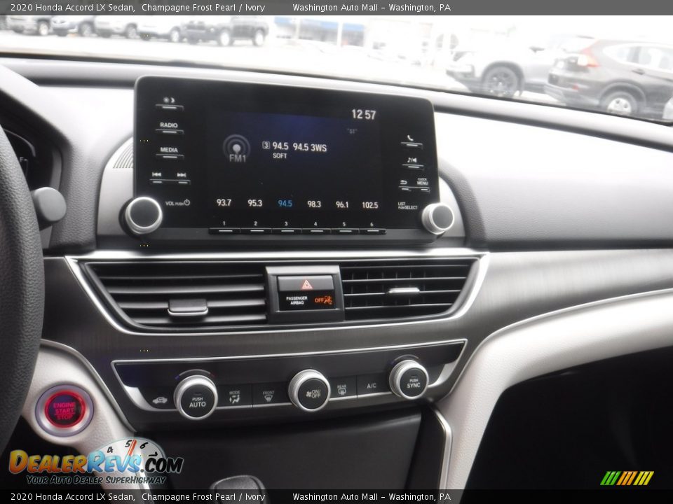 2020 Honda Accord LX Sedan Champagne Frost Pearl / Ivory Photo #16