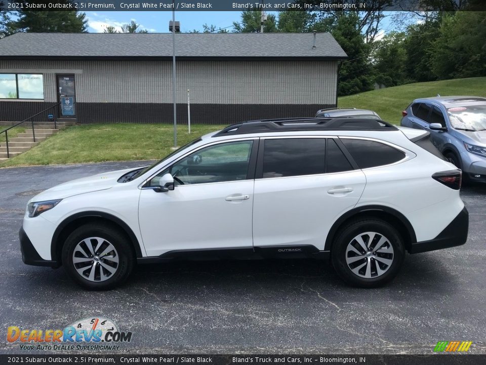 2021 Subaru Outback 2.5i Premium Crystal White Pearl / Slate Black Photo #1