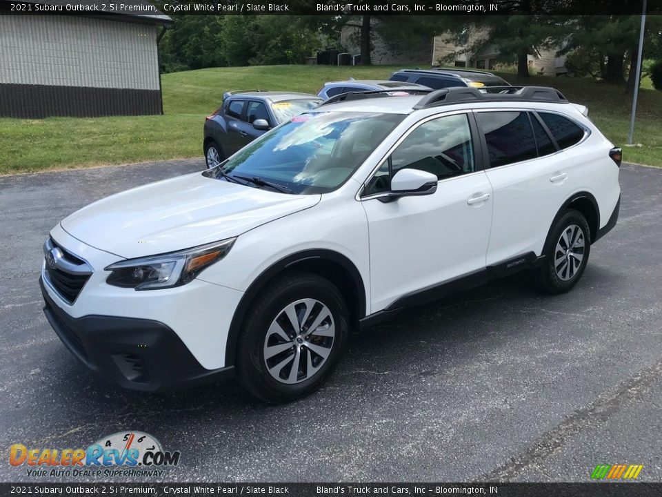 2021 Subaru Outback 2.5i Premium Crystal White Pearl / Slate Black Photo #2