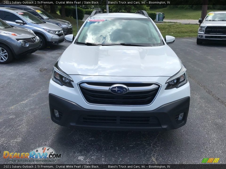 2021 Subaru Outback 2.5i Premium Crystal White Pearl / Slate Black Photo #3