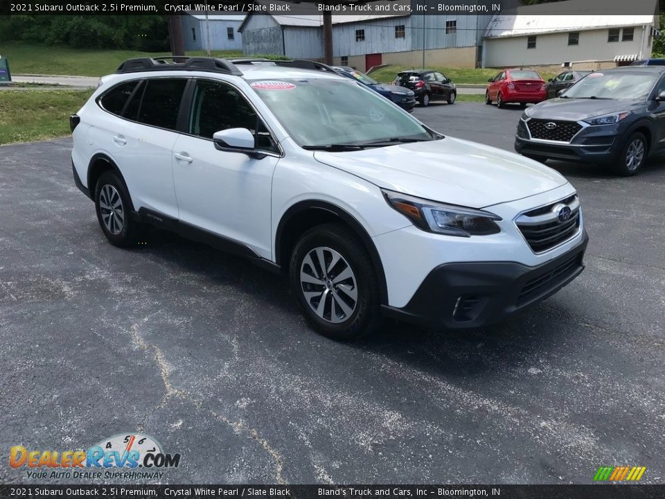 2021 Subaru Outback 2.5i Premium Crystal White Pearl / Slate Black Photo #4