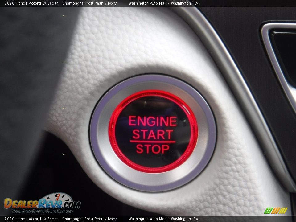 2020 Honda Accord LX Sedan Champagne Frost Pearl / Ivory Photo #17