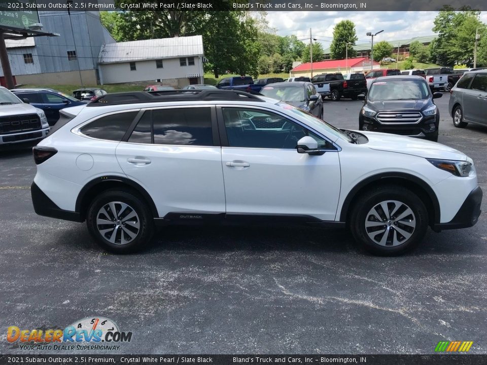 2021 Subaru Outback 2.5i Premium Crystal White Pearl / Slate Black Photo #5