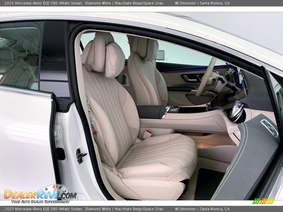 Front Seat of 2023 Mercedes-Benz EQS 580 4Matic Sedan Photo #5