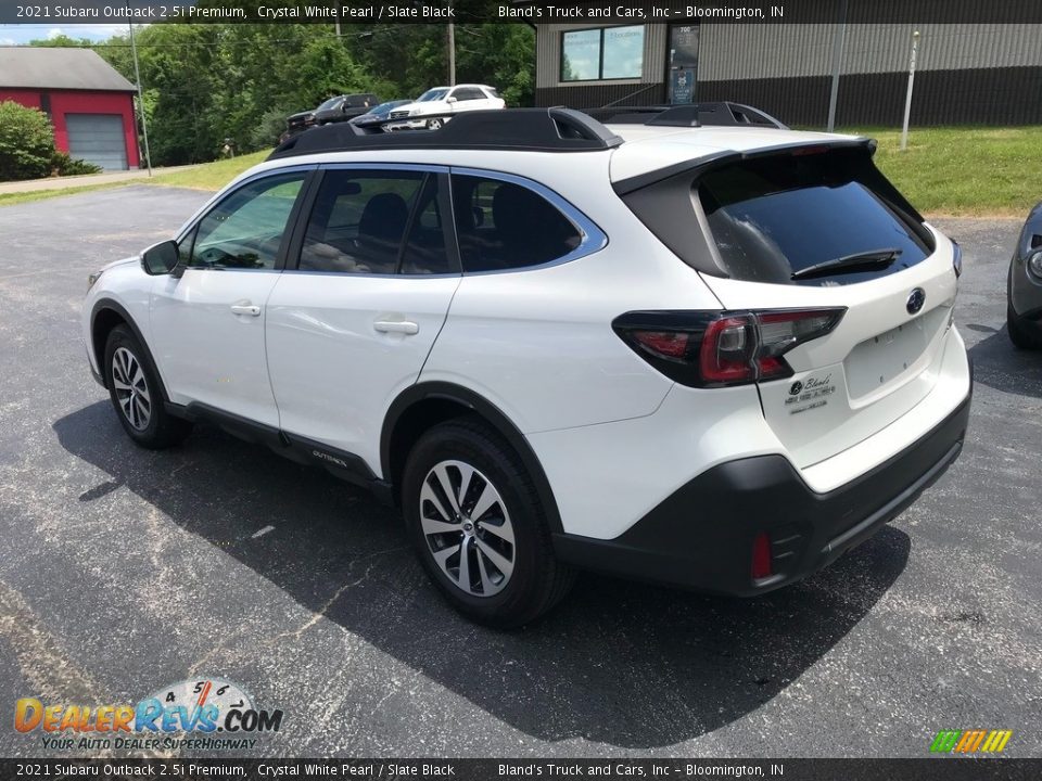 2021 Subaru Outback 2.5i Premium Crystal White Pearl / Slate Black Photo #8