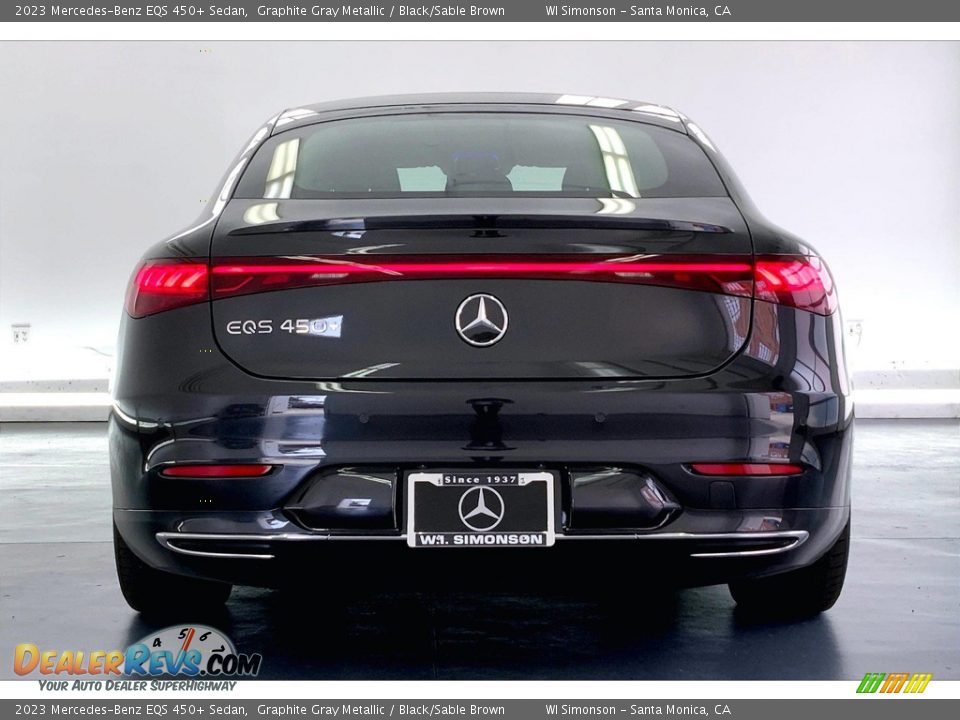 2023 Mercedes-Benz EQS 450+ Sedan Graphite Gray Metallic / Black/Sable Brown Photo #3