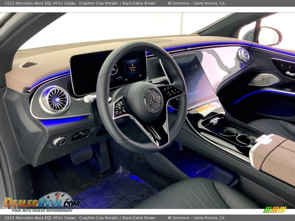 Front Seat of 2023 Mercedes-Benz EQS 450+ Sedan Photo #4