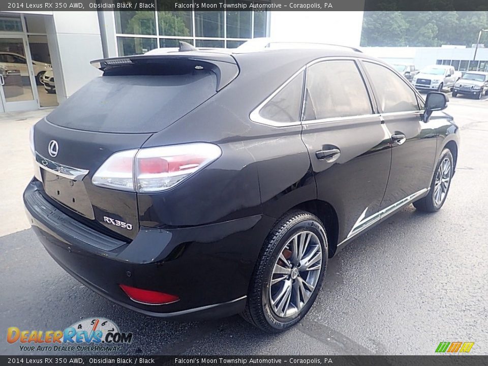 2014 Lexus RX 350 AWD Obsidian Black / Black Photo #2