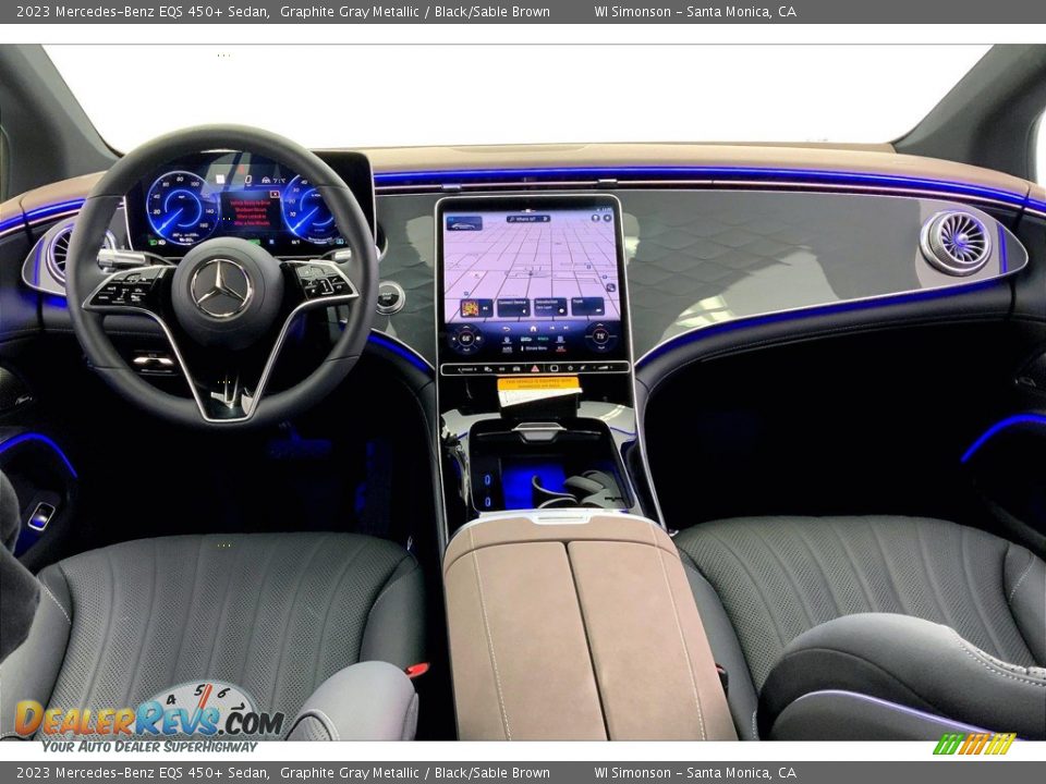 Dashboard of 2023 Mercedes-Benz EQS 450+ Sedan Photo #6