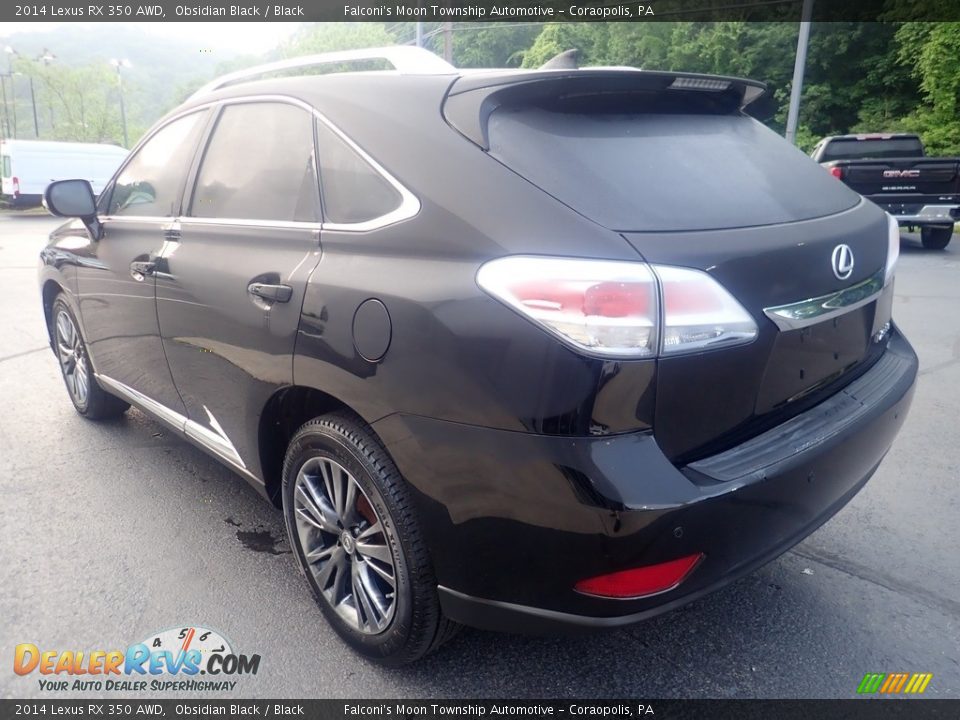 2014 Lexus RX 350 AWD Obsidian Black / Black Photo #5