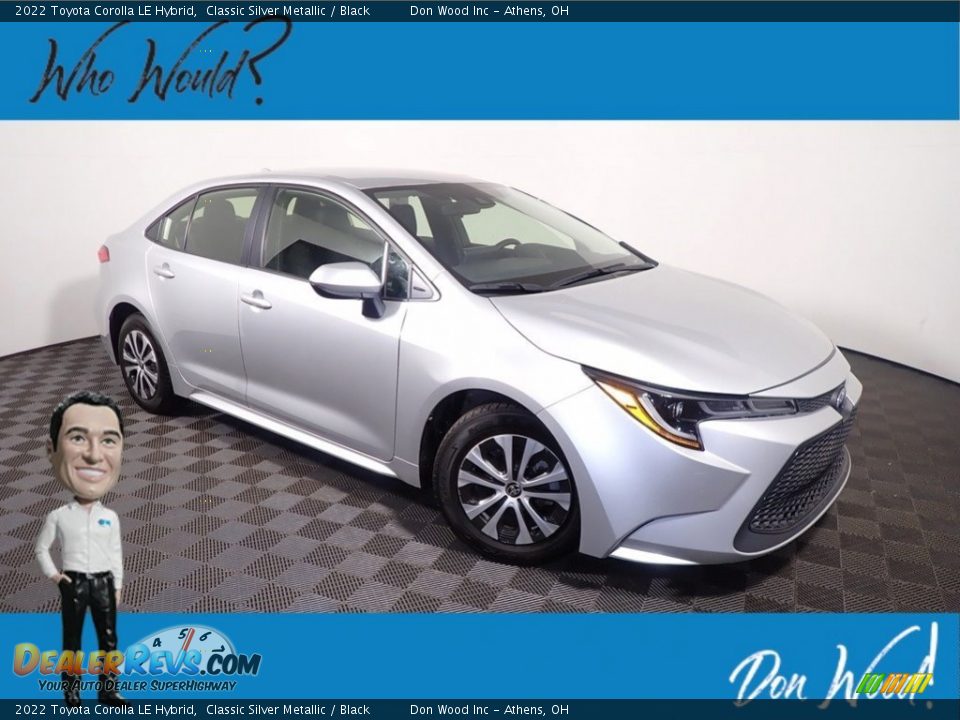 2022 Toyota Corolla LE Hybrid Classic Silver Metallic / Black Photo #1