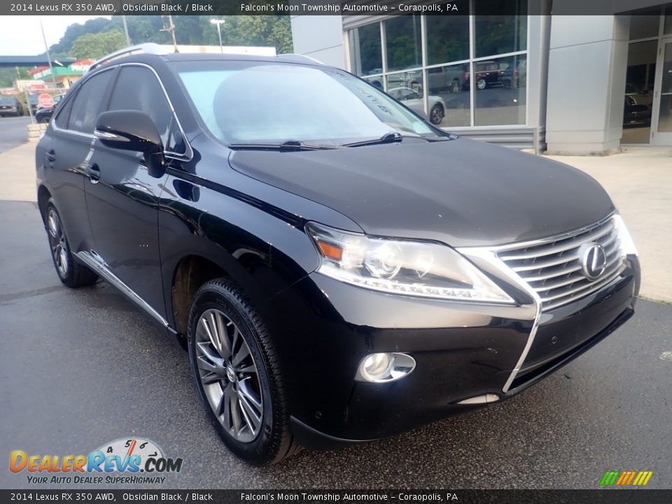 2014 Lexus RX 350 AWD Obsidian Black / Black Photo #9