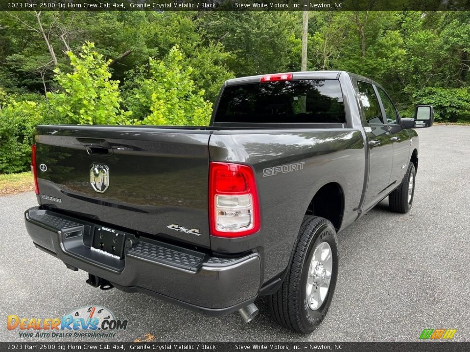 2023 Ram 2500 Big Horn Crew Cab 4x4 Granite Crystal Metallic / Black Photo #6