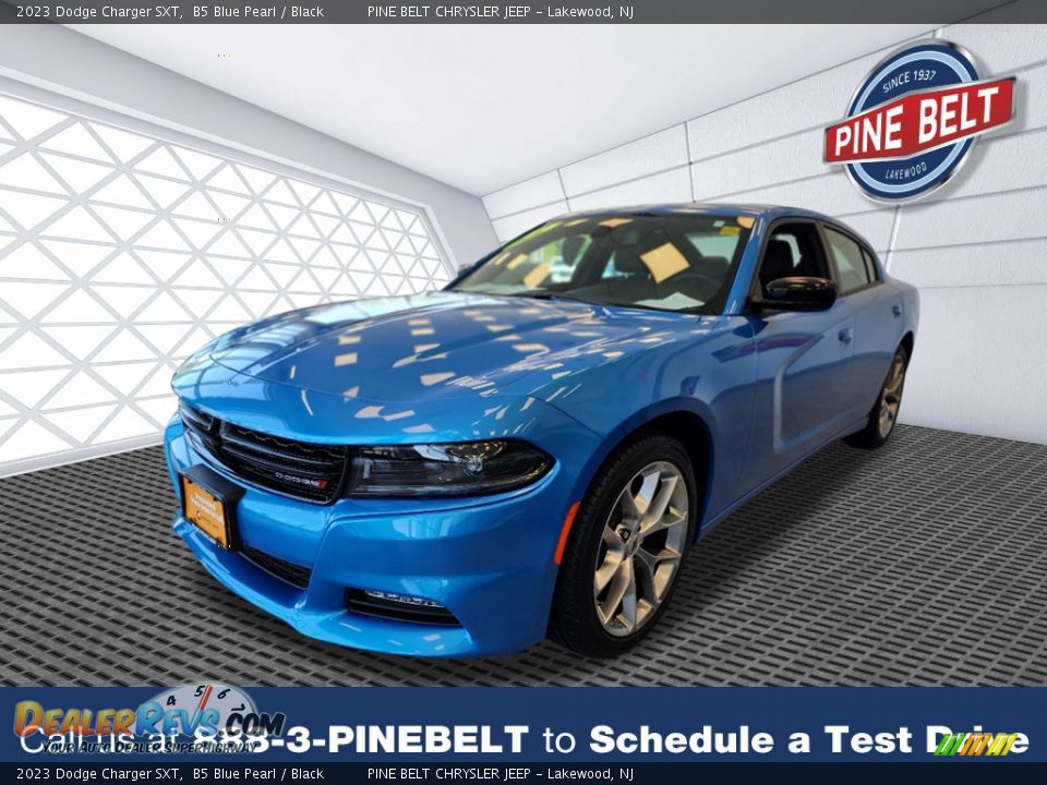 2023 Dodge Charger SXT B5 Blue Pearl / Black Photo #1