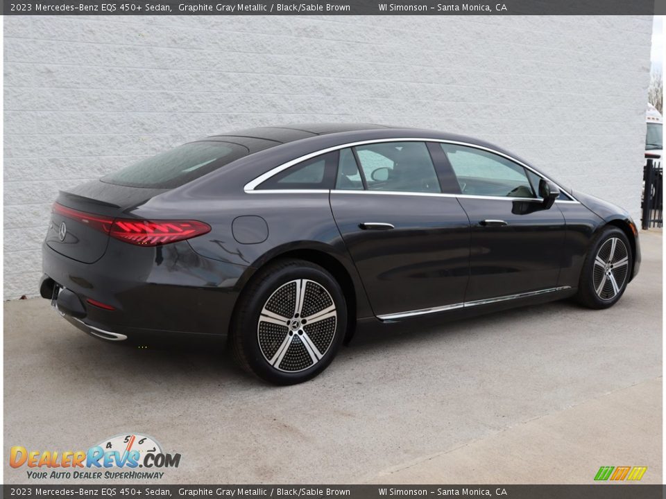 2023 Mercedes-Benz EQS 450+ Sedan Graphite Gray Metallic / Black/Sable Brown Photo #5