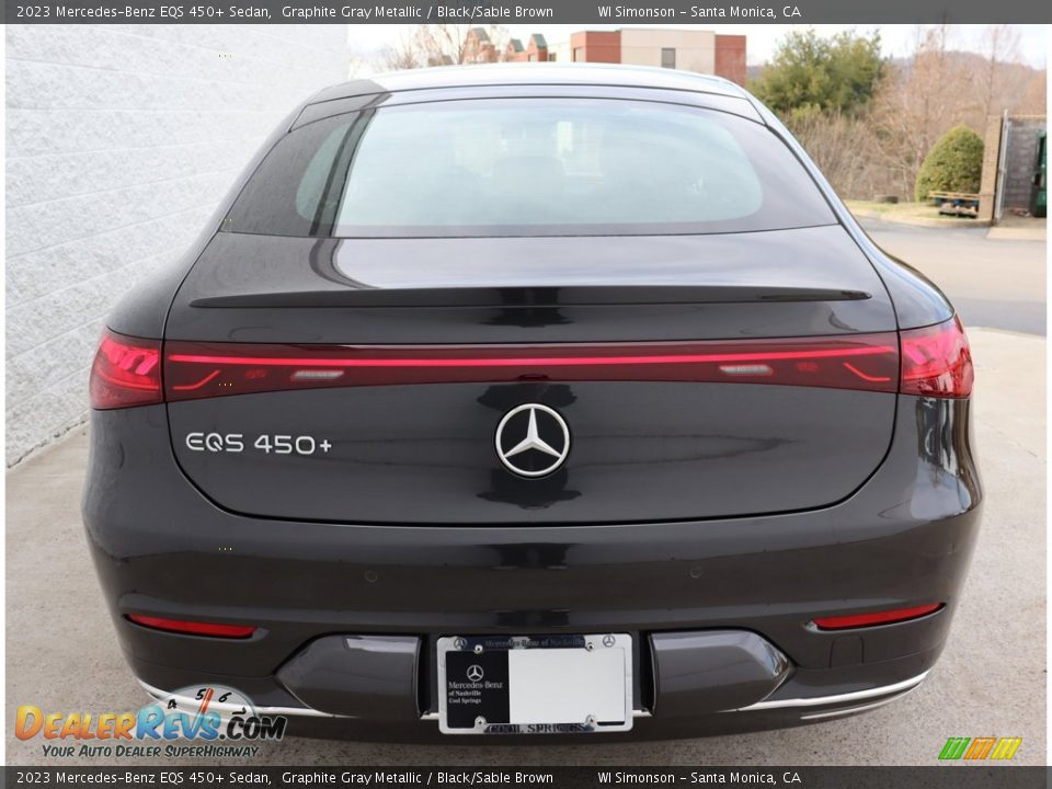 2023 Mercedes-Benz EQS 450+ Sedan Graphite Gray Metallic / Black/Sable Brown Photo #8