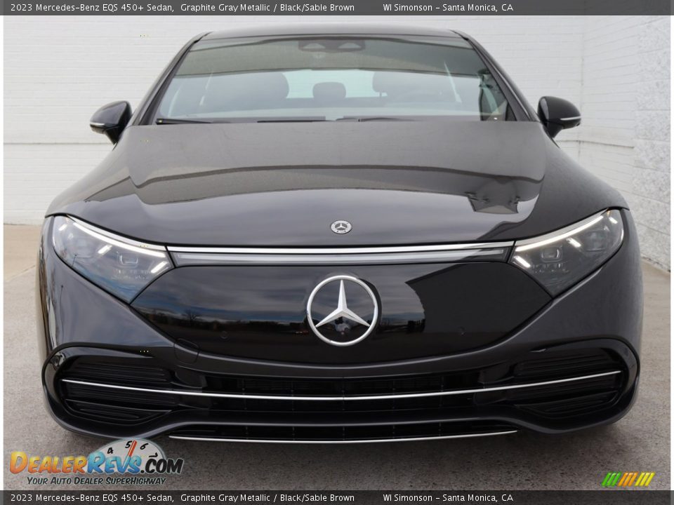 2023 Mercedes-Benz EQS 450+ Sedan Graphite Gray Metallic / Black/Sable Brown Photo #9