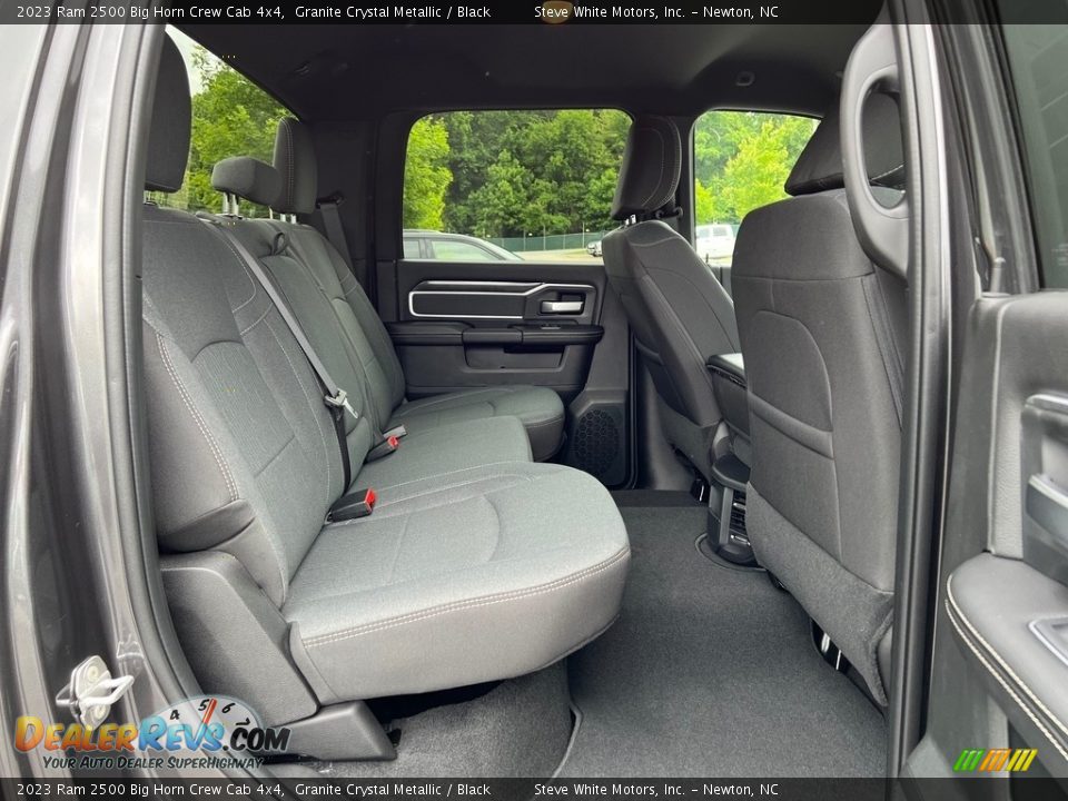 Rear Seat of 2023 Ram 2500 Big Horn Crew Cab 4x4 Photo #16