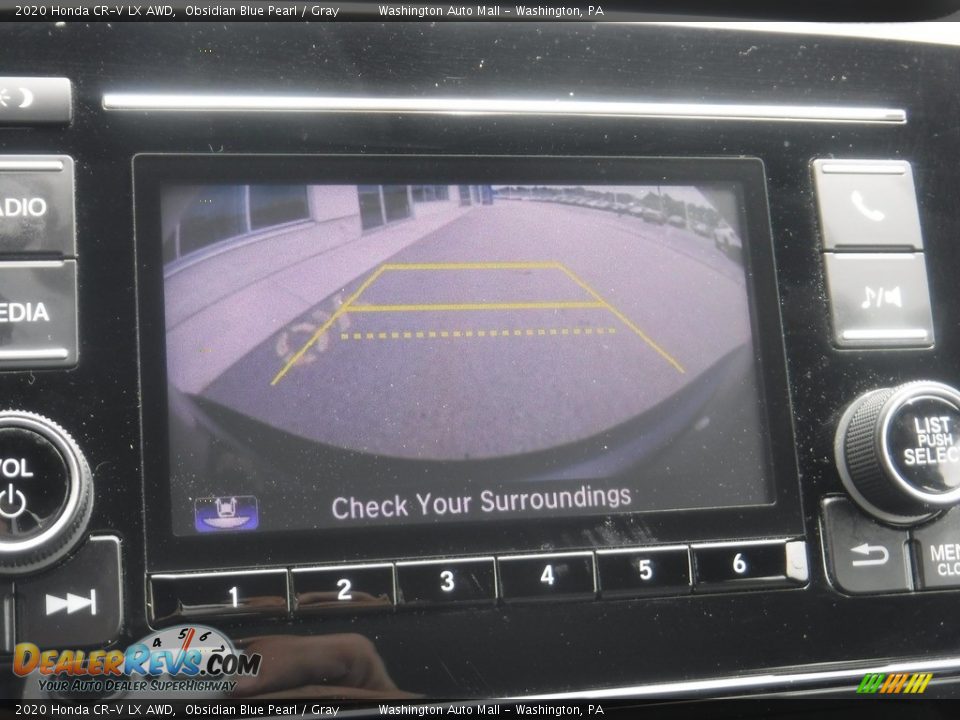 2020 Honda CR-V LX AWD Obsidian Blue Pearl / Gray Photo #18