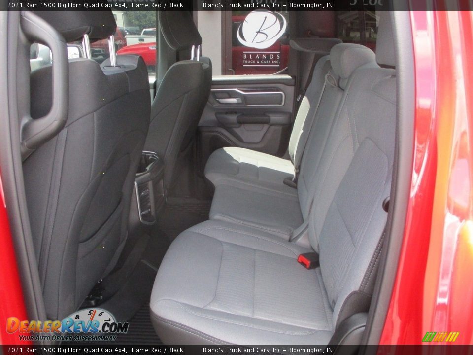 2021 Ram 1500 Big Horn Quad Cab 4x4 Flame Red / Black Photo #8